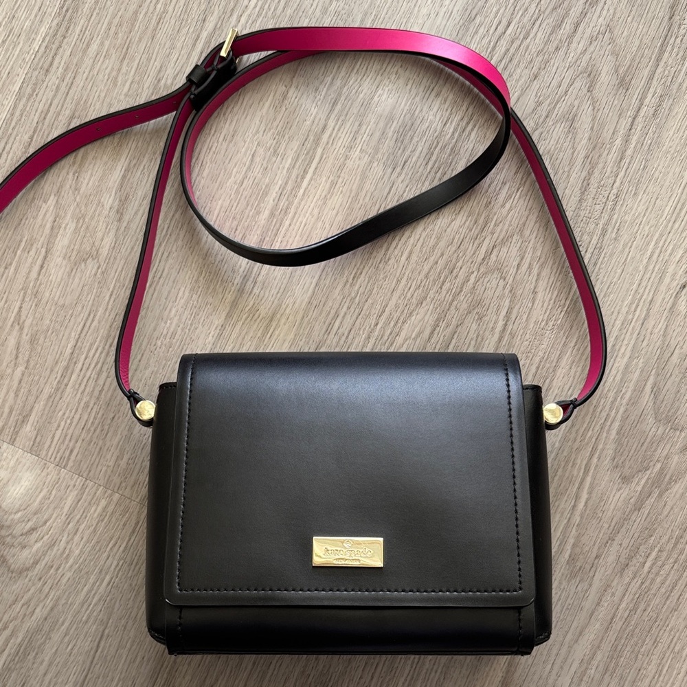 Kate Spade Sleek Black Crossbody Bag